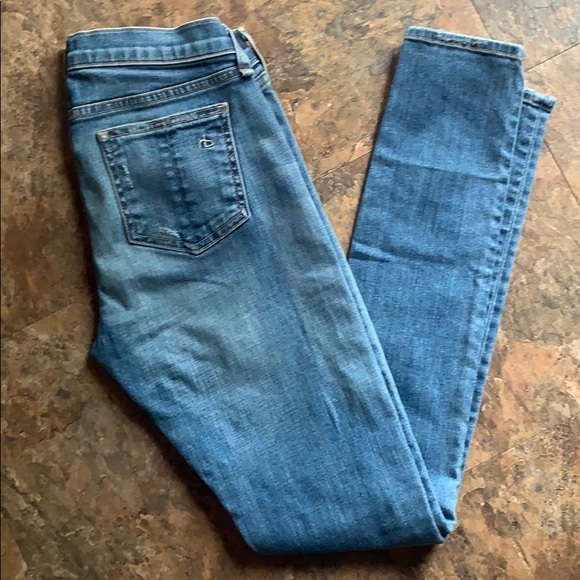 Rag Bone denim skinny jeans Brunswick distressed - Picture 2 of 8